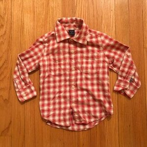 Baby Gap Button Down Plaid Shirt